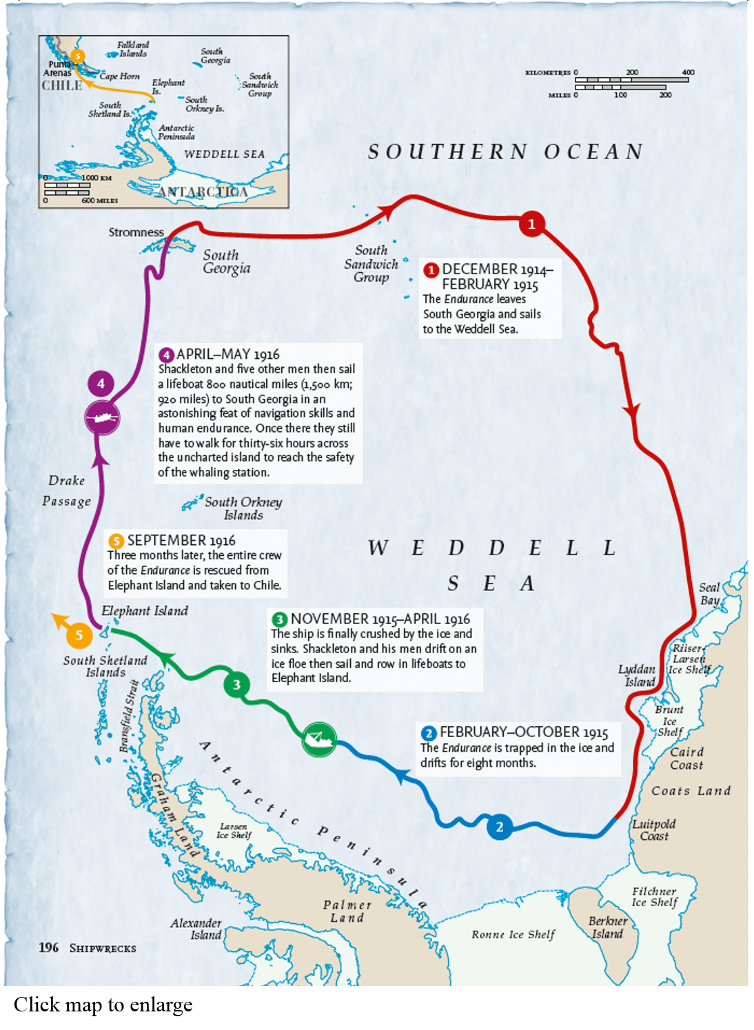 Ernest Shackleton and the Endurance Not a Man was Lost
